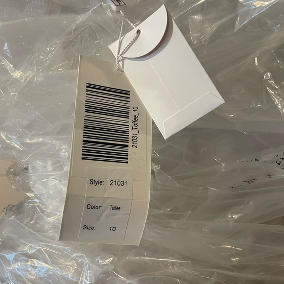 Angela & Alison Prom Dress, Style 21031 Toffee, Size 10 - Picture 5 of 8